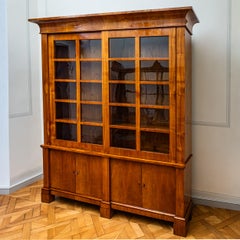 Biedermeier Cherrywood Bookcase, Germany, circa 1820
