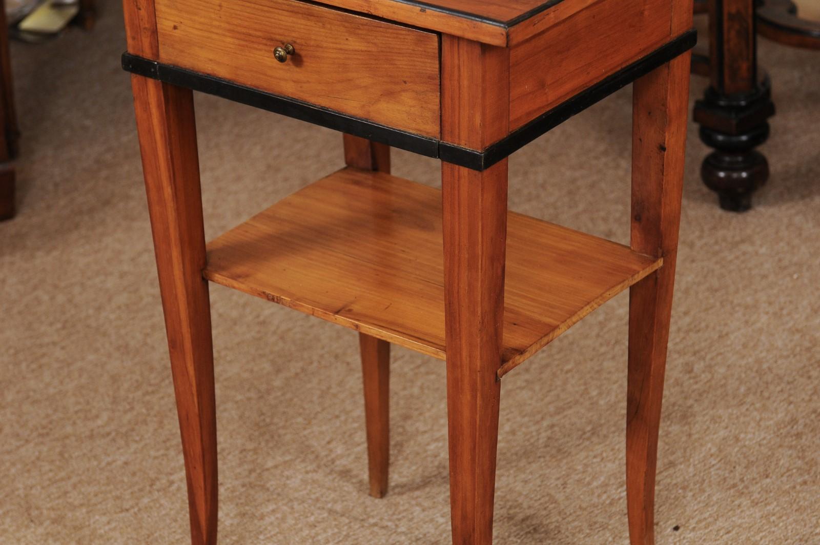 Biedermeier Cherrywood Side Table, circa 1850 5