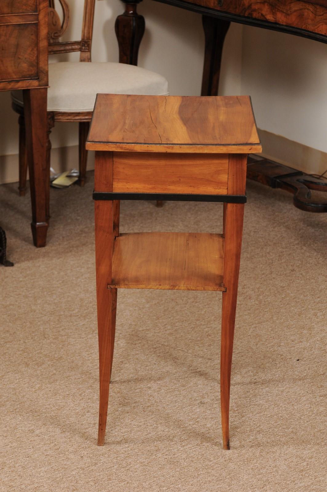 Biedermeier Cherrywood Side Table, circa 1850 2