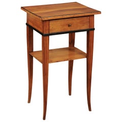 Biedermeier Cherrywood Side Table, circa 1850