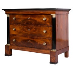 Biedermeier Chest of Drawers, Austria, Mid 19th Century