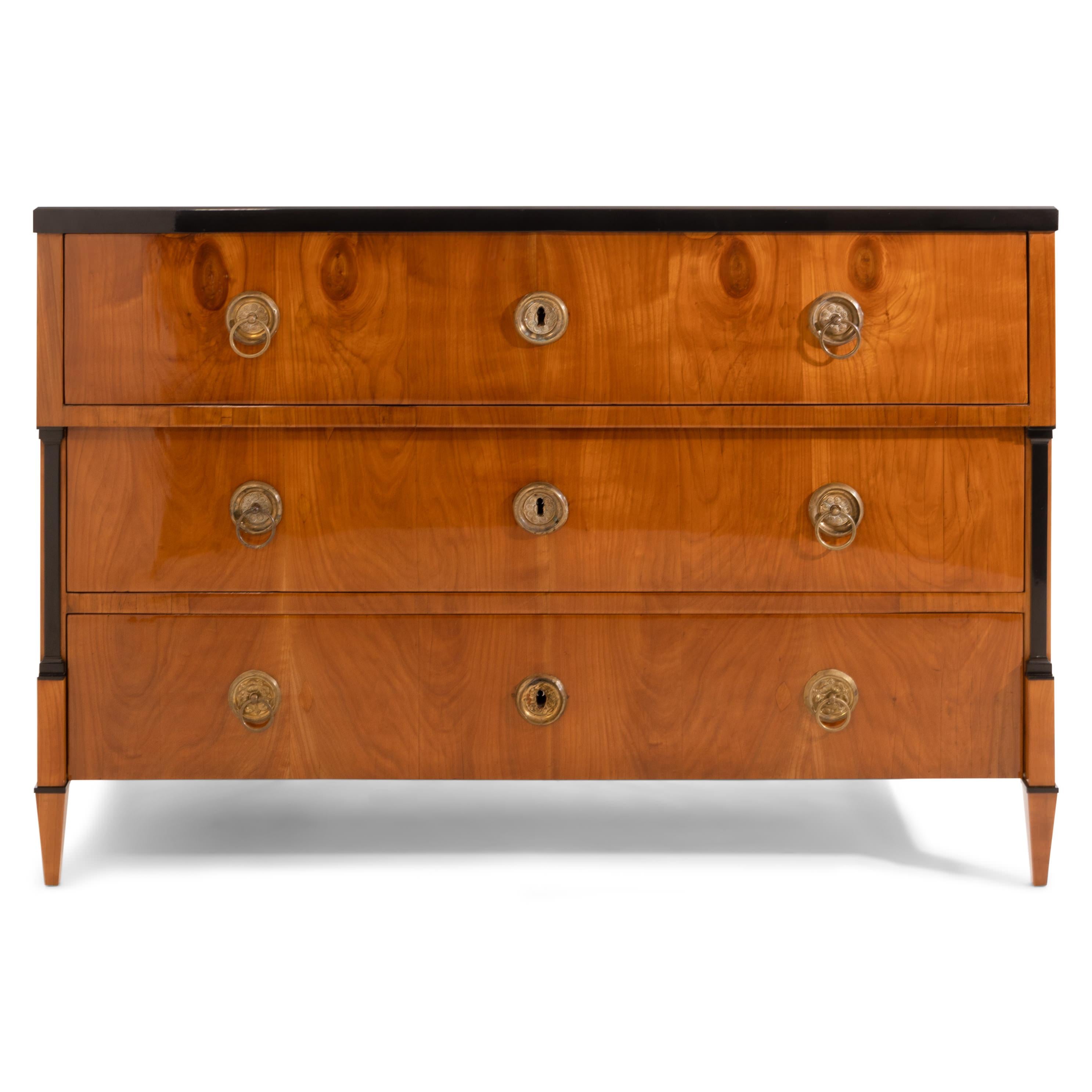 German Biedermeier Chest of Drawers, Early 19th Century