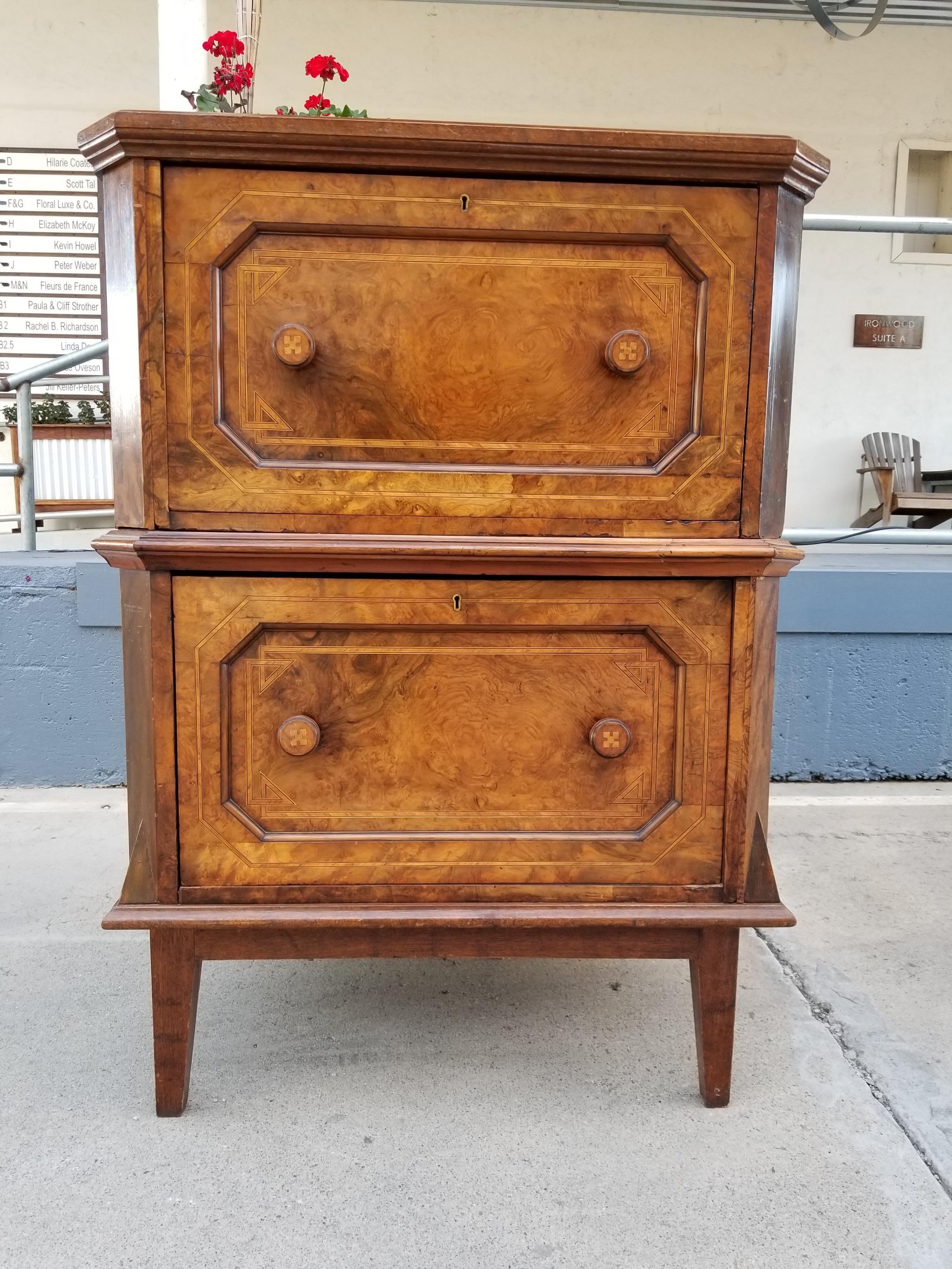 Biedermeier Chest of Drawers In Good Condition In Fulton, CA