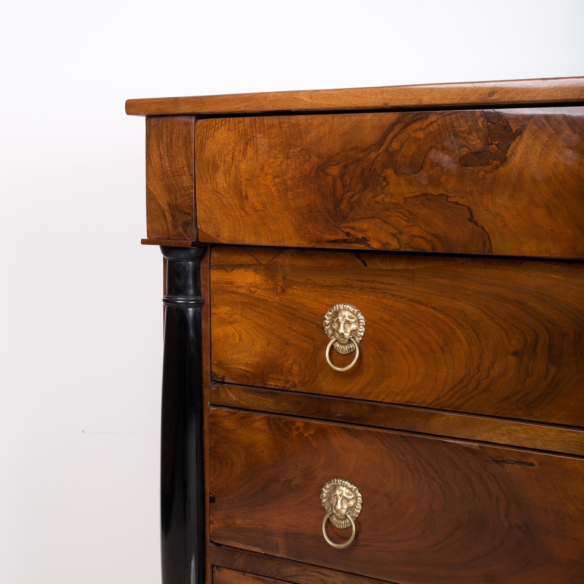 Biedermeier Chest of Drawers, France, 19th Century For Sale 2