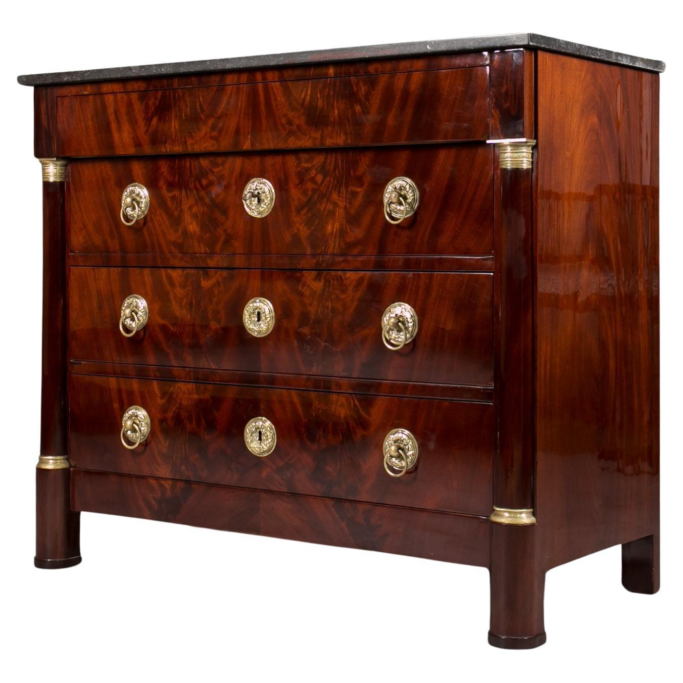 Biedermeier Chest of Drawers, France, 19th Century For Sale