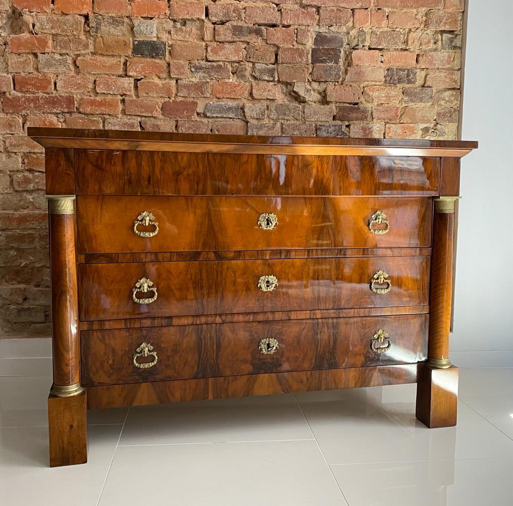 Biedermeier Chest of Drawers, France, circa 1830s In Good Condition In Wrocław, Poland