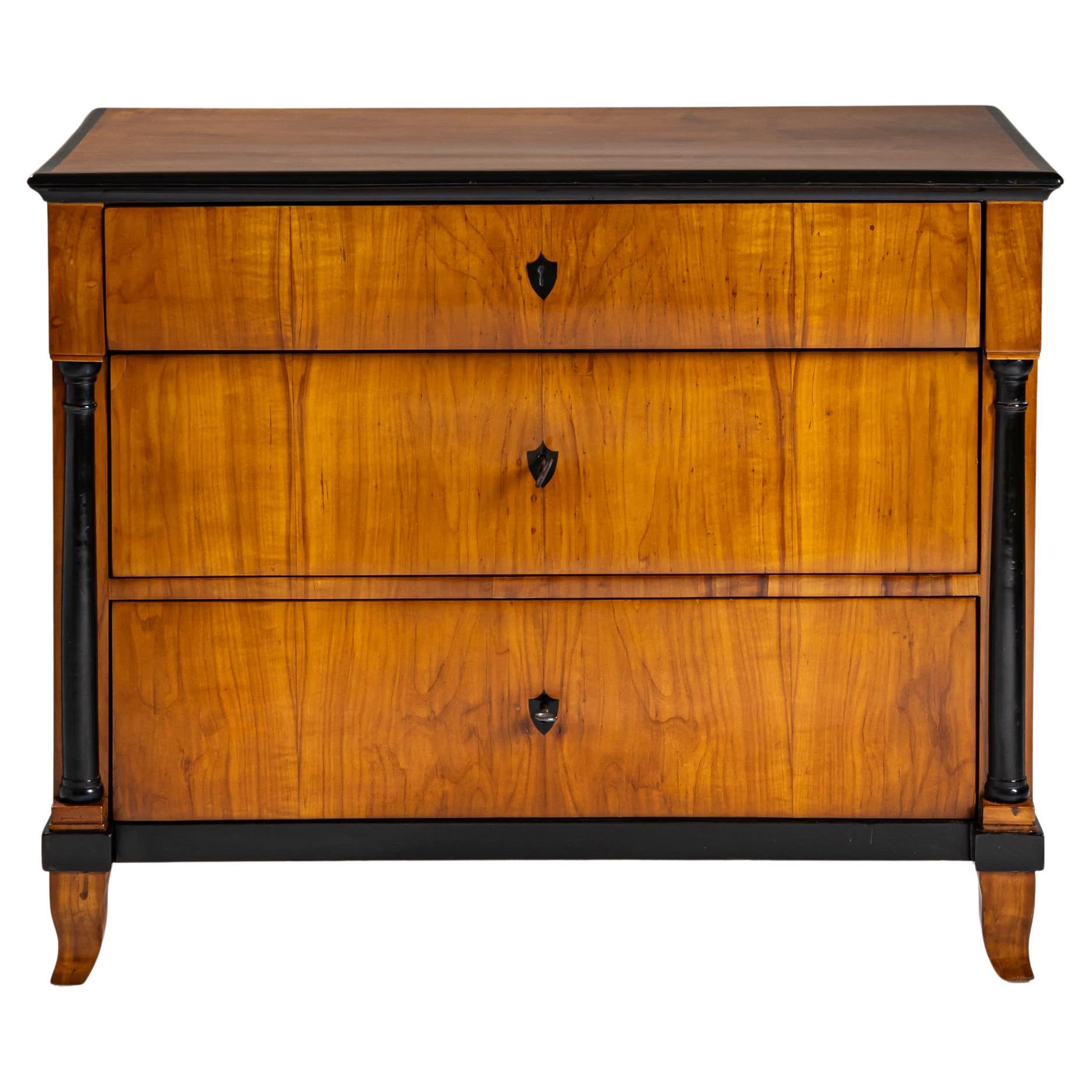 Commode Biedermeier, Franconie, Allemagne du Sud, vers 1820 en vente