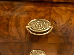 Biedermeier Chest of Drawers, Germany 1820-1825, Walnut Veneer
