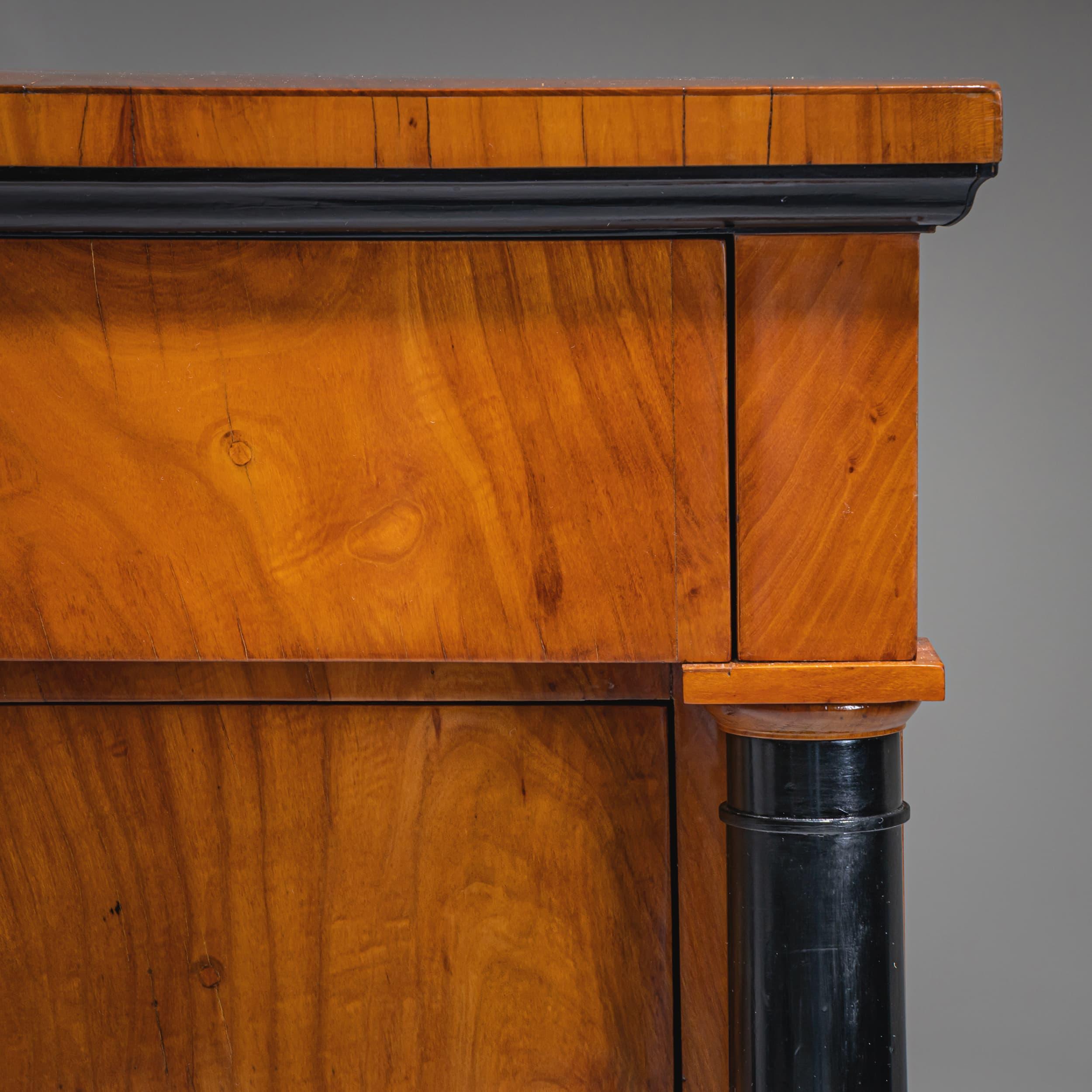 Ebanizzato Biedermeier Chest of Drawers, Germany, circa 1820 in vendita