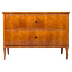 Biedermeier Chest of Drawers in Cherry Wood, Germany, Mid 19th Century
