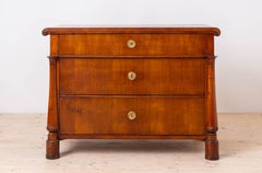 Biedermeier Kommode aus Kirschbaumholz, Mitte 19. Jahrhundert