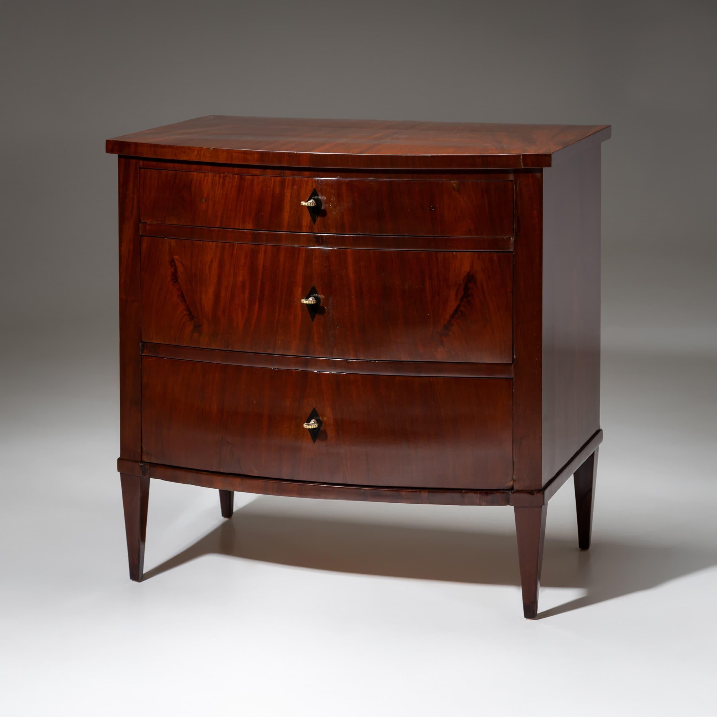 Tedesco Cassettiera Biedermeier, Germania del Nord, 1820 circa in vendita
