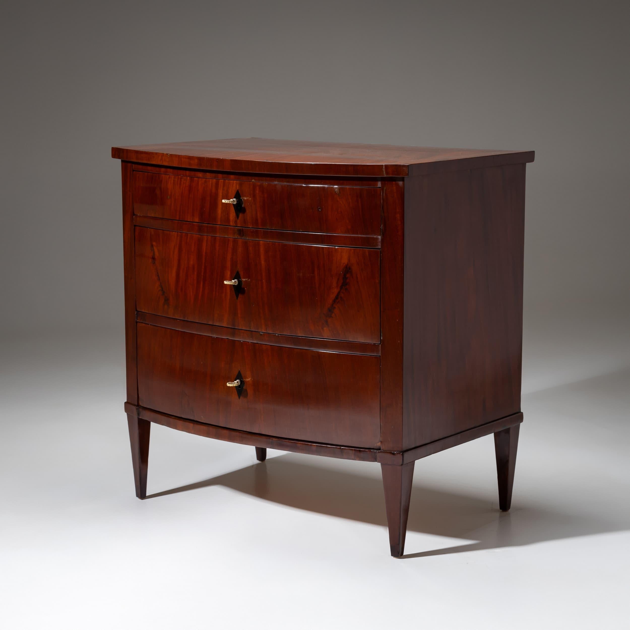 Impiallacciato Cassettiera Biedermeier, Germania del Nord, 1820 circa in vendita