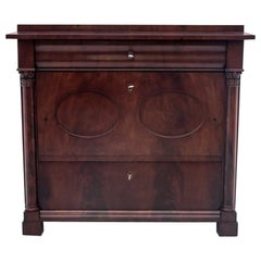 Antique Biedermeier chest of drawers, Northern Europe, around 1860. After renovation.