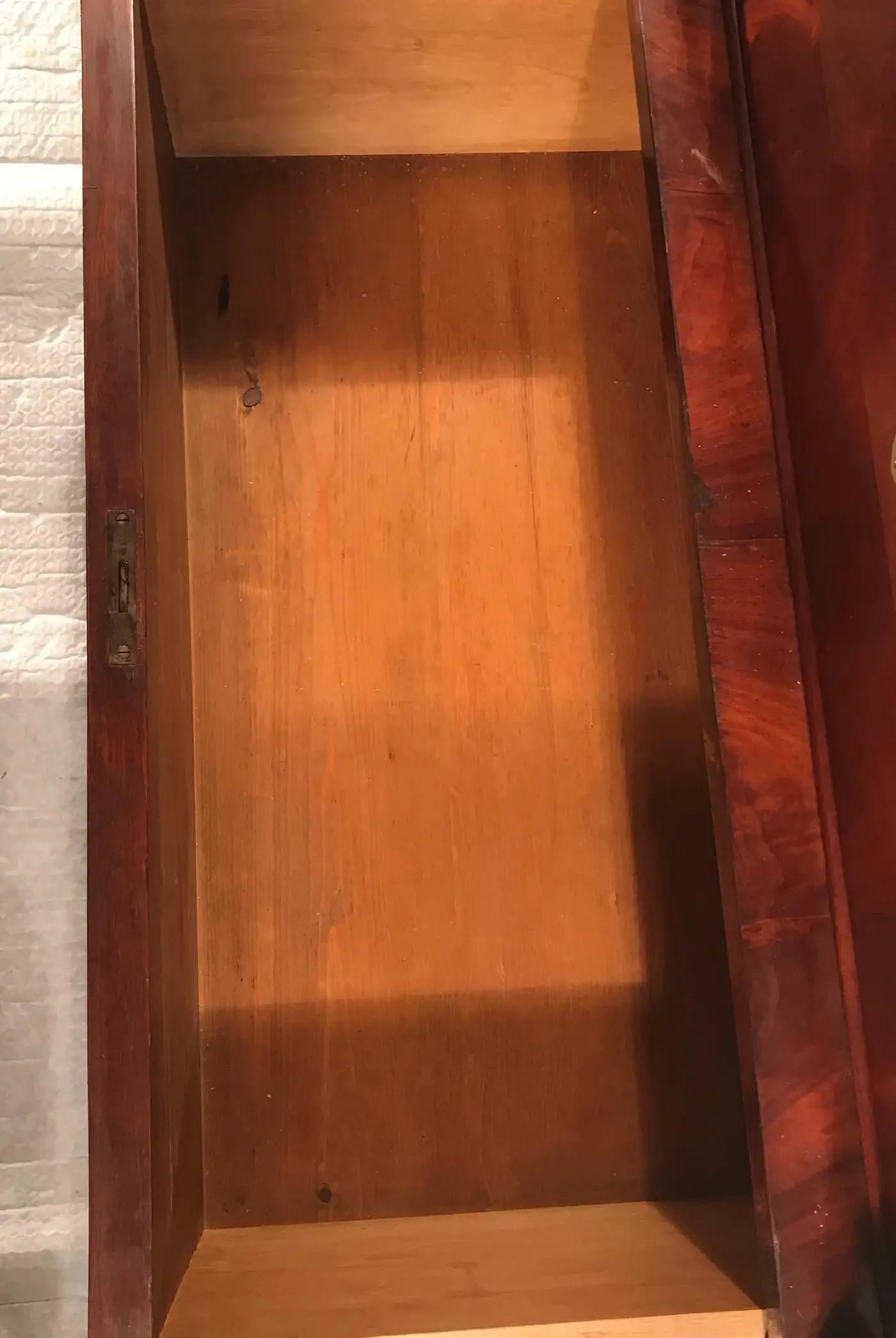 Mahogany Biedermeier Chest of Drawers, Northern Germany or Denmark 1820 For Sale