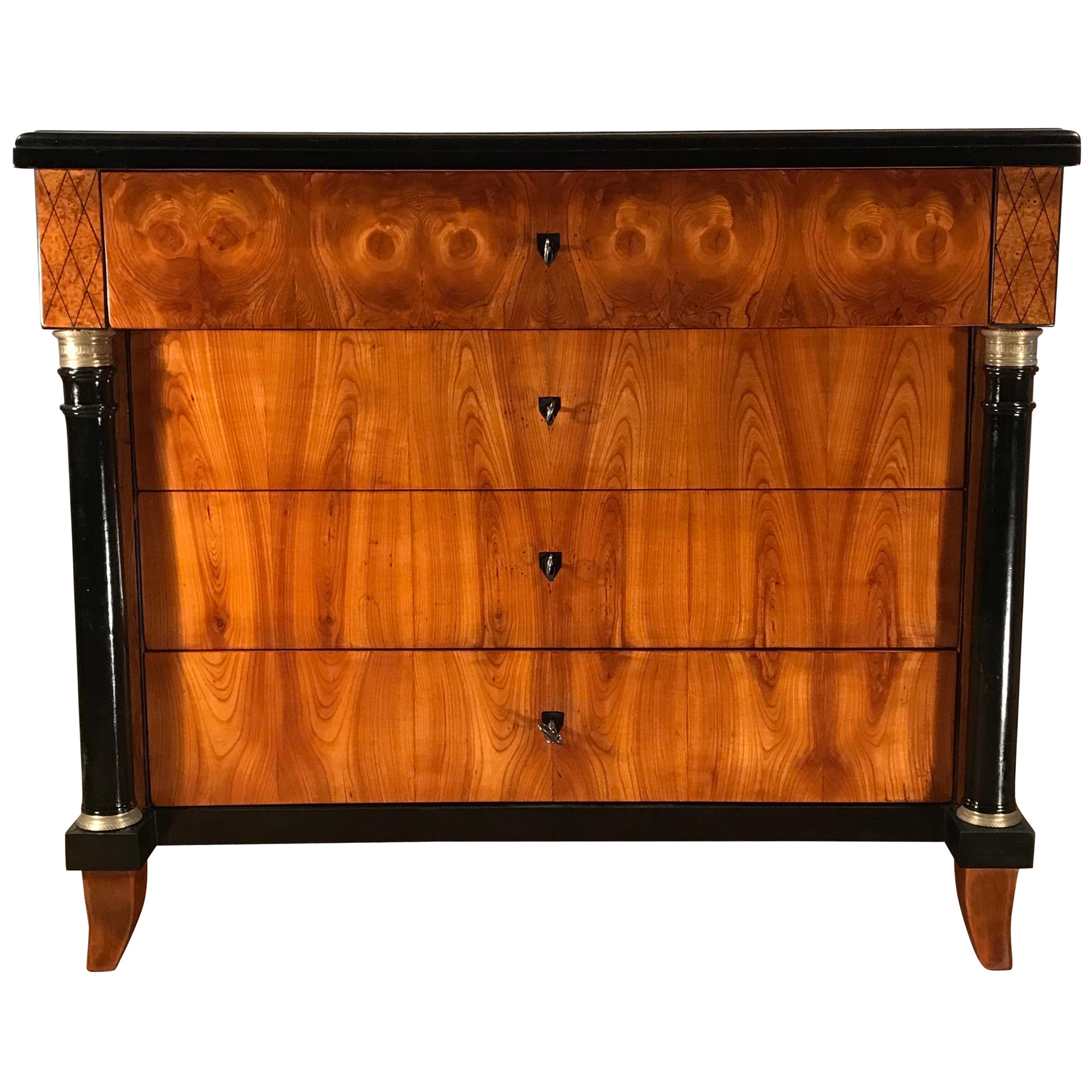 Biedermeier Chest of Drawers, South Germany, 1810-1820