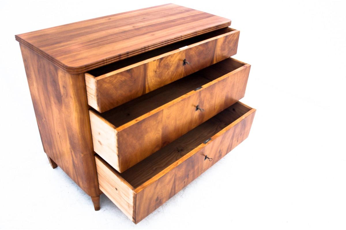 Mid-19th Century Biedermeier Chest of Drawers, Western Europe, Around 1840, After Renovation