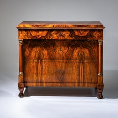 Biedermeier Chest of Drawers with Lion Paw Feet, Germany, Early 19th Century