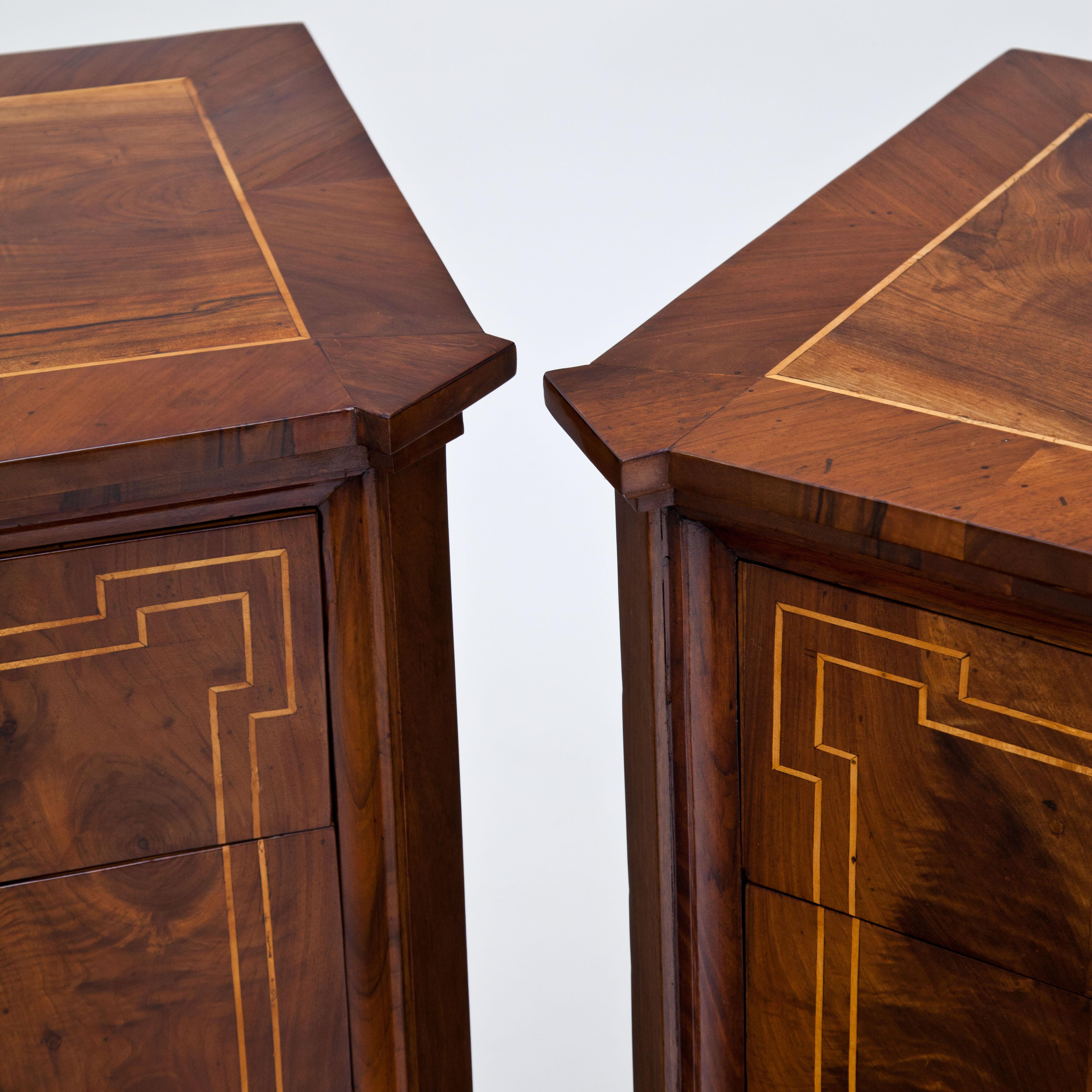 Biedermeier Chests of Drawers, Italy, 19th Century 1