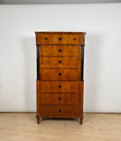 Biedermeier Chiffonier, Cherry Veneer, South Germany circa 1830