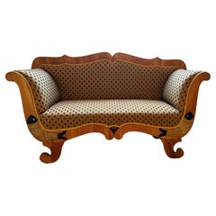 Used Biedermeier Children's Bench dual Functionality as a Luxurious Pet Bed