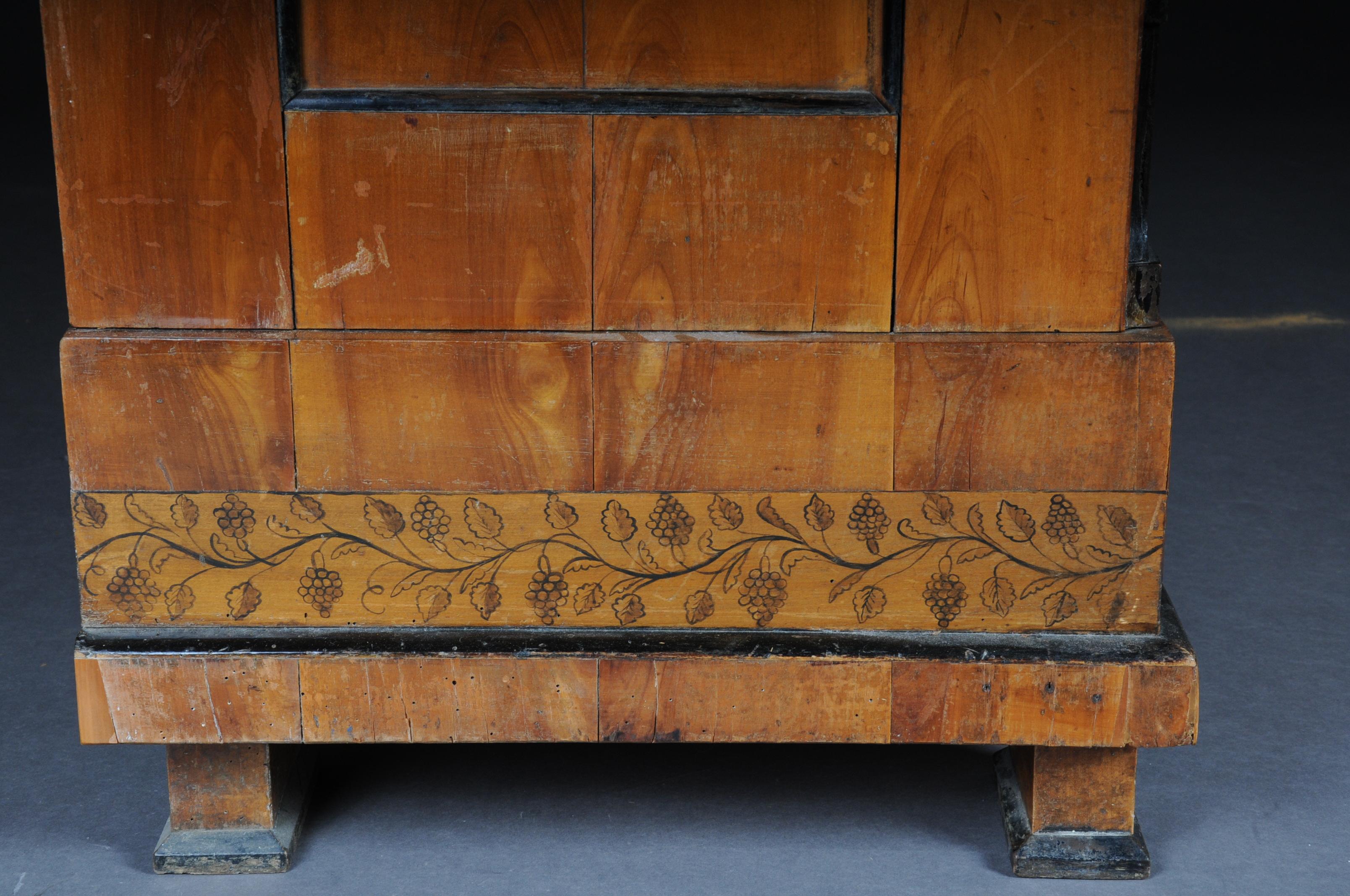 Biedermeier Clothes Cabinet Classicism, Cherrywood, circa 1810 For Sale 12