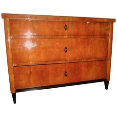 Biedermeier Commode, Cherry Veneer, South Germany circa 1830