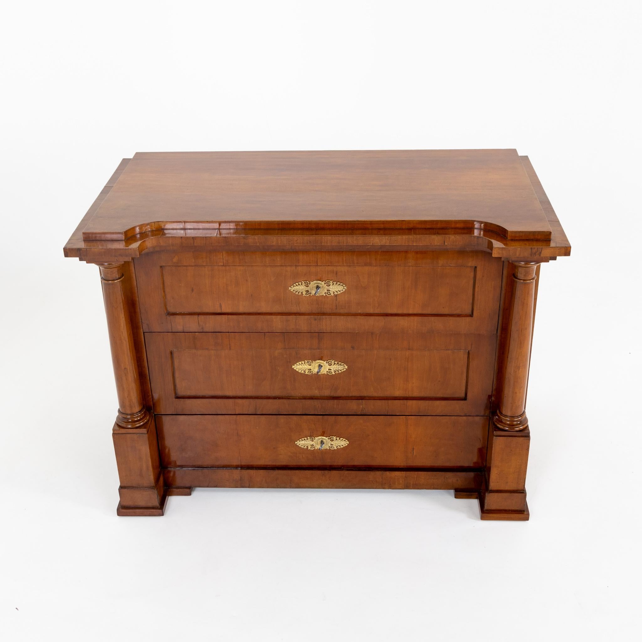 Biedermeier Commode, Probably North Germany Around 1820 For Sale 8