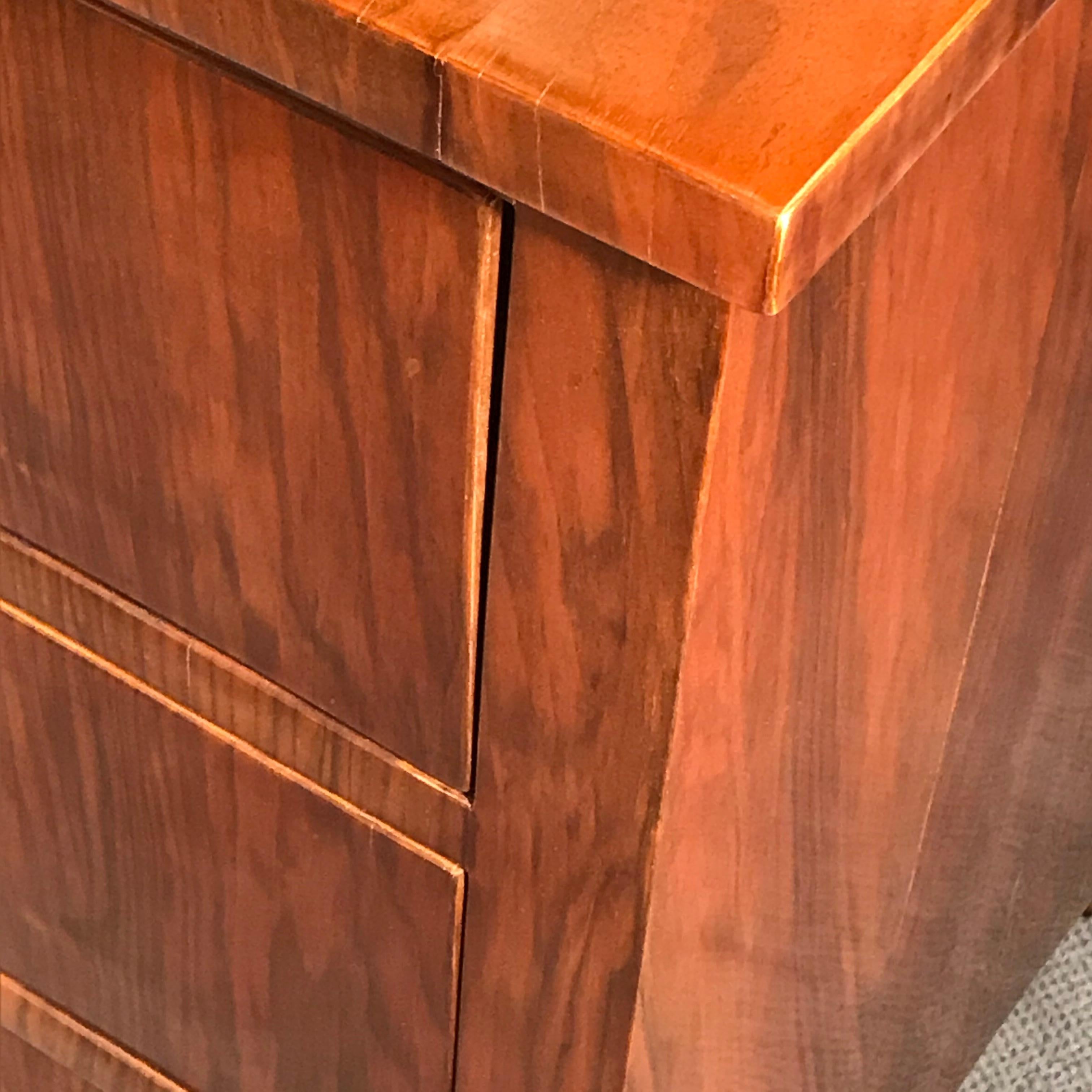 Biedermeier Commode, South German 1820, Walnut Veneer In Good Condition In Belmont, MA