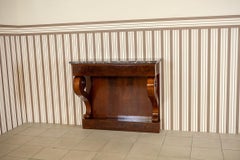 Biedermeier Console Table from the Early 20th Century with Marble Top