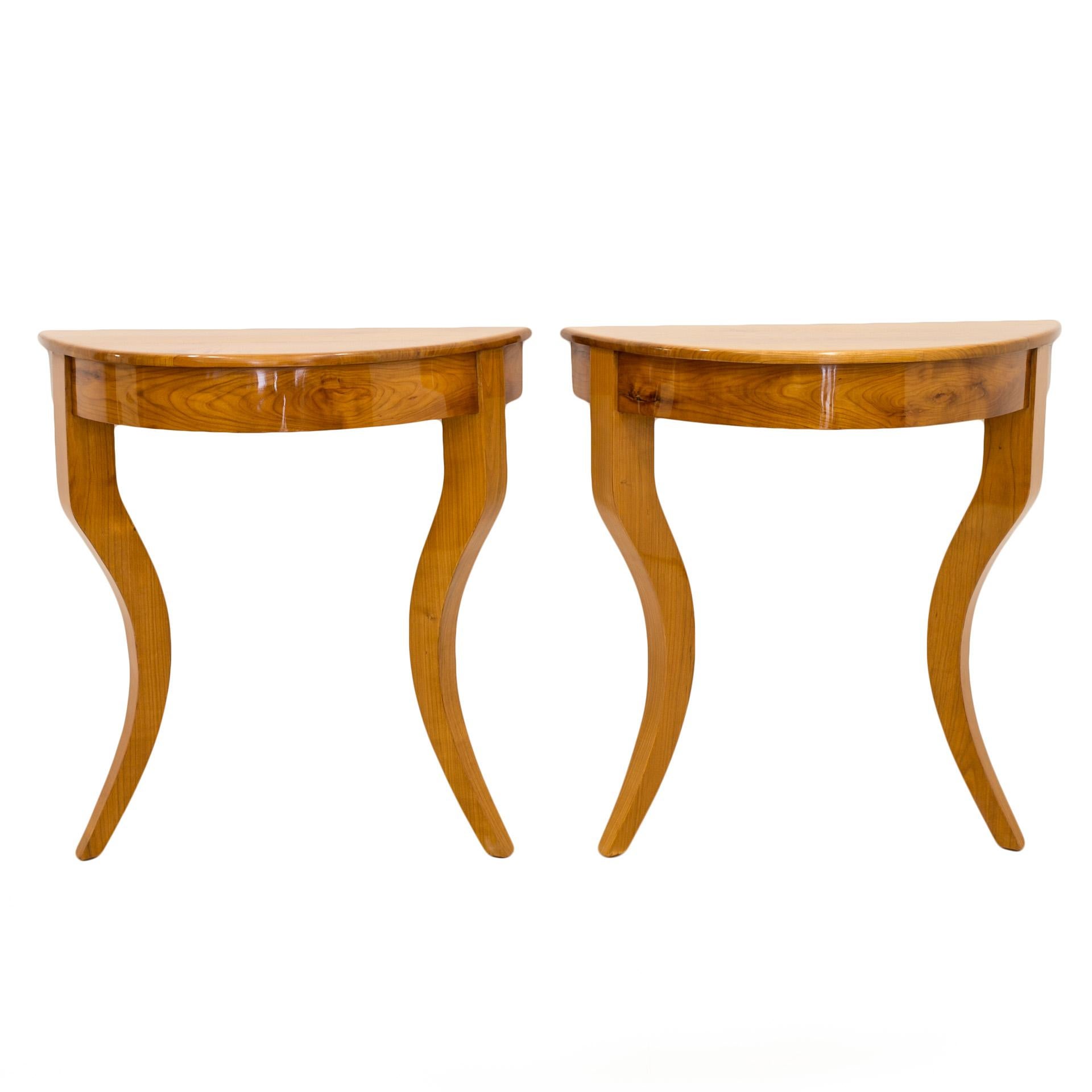 Biedermeier Console Table in Cherrywood, Germany, 19th Century 2