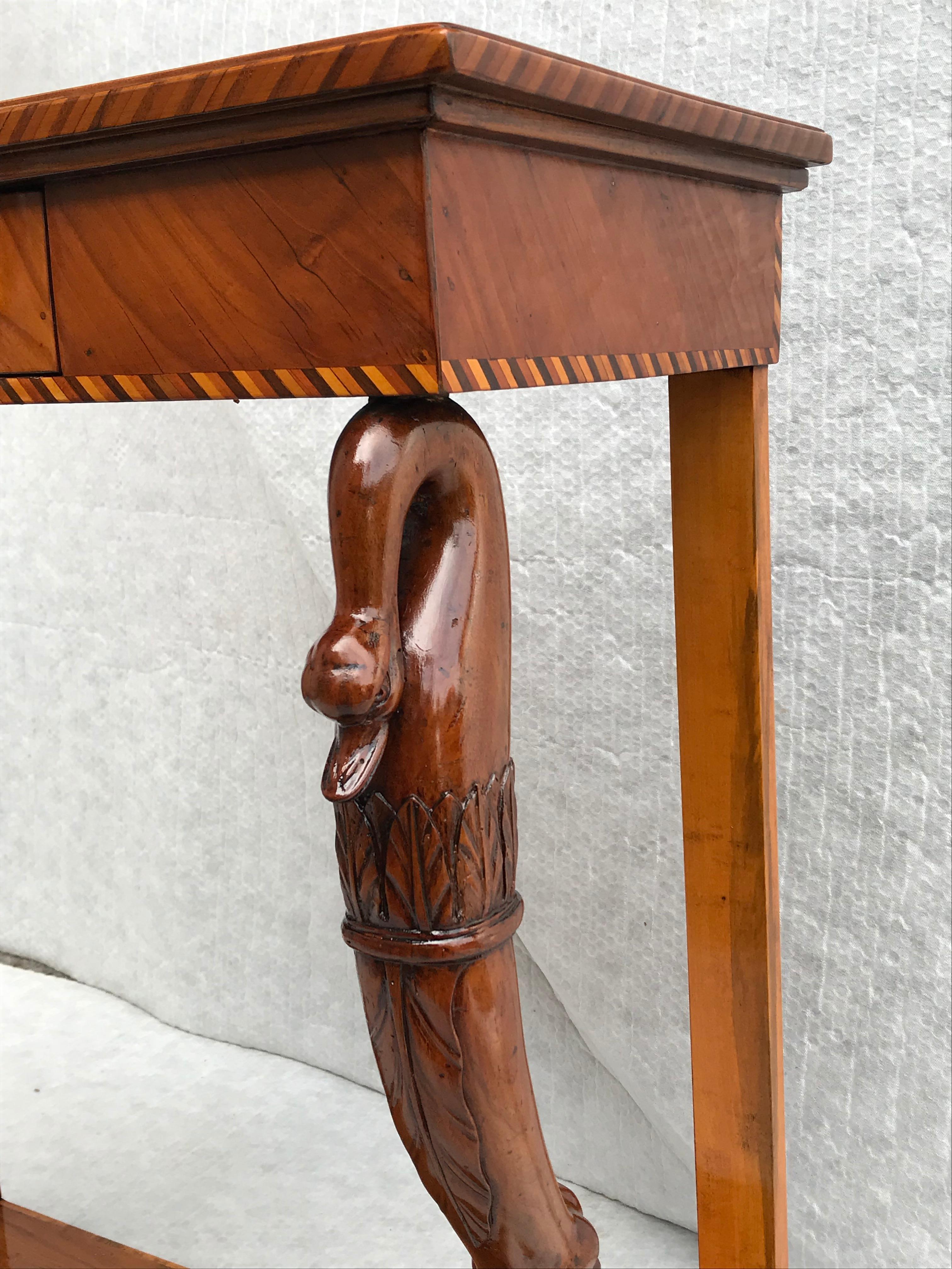 Biedermeier Console Table, Southern Germany, 1820 In Good Condition In Belmont, MA