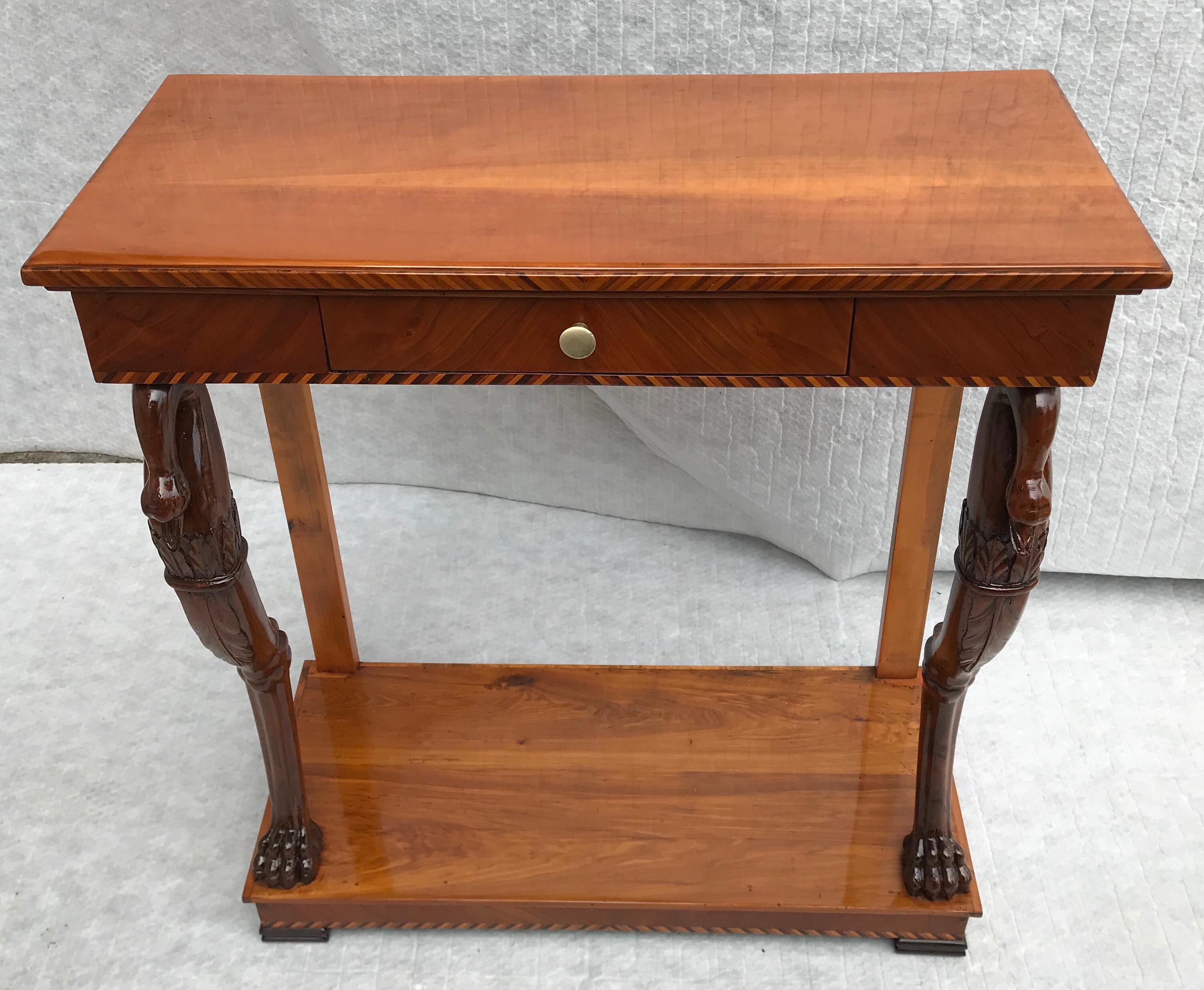 Early 19th Century Biedermeier Console Table, Southern Germany, 1820