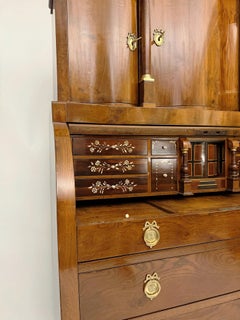 Scrivania a cilindro Biedermeier, von Arnim/Boitzenburg Provenienza, 1810 ca.