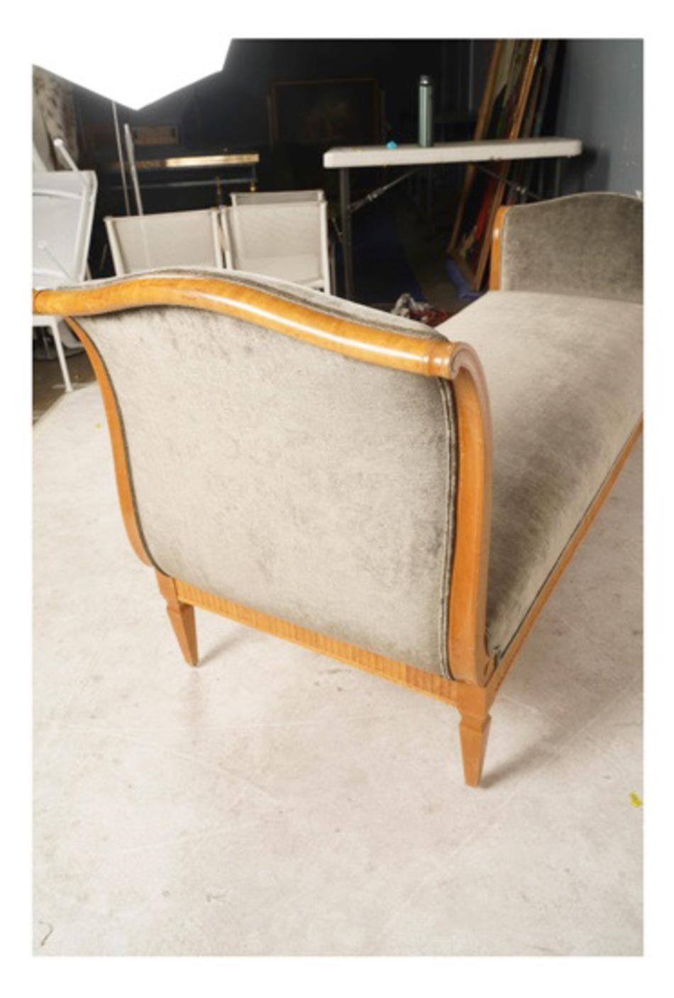 Neoclassical 19th c. Biedermeier Daybed or Recamier