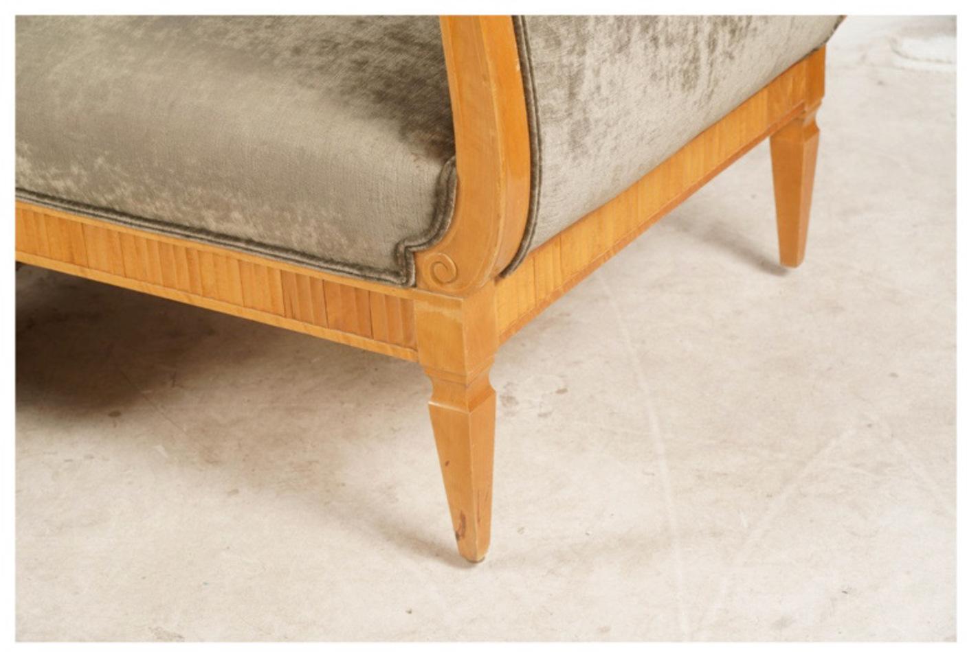 19th c. Biedermeier Daybed or Recamier In Good Condition In Pasadena, CA