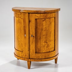 Biedermeier Demi-Lune Cabinet, circa 1830