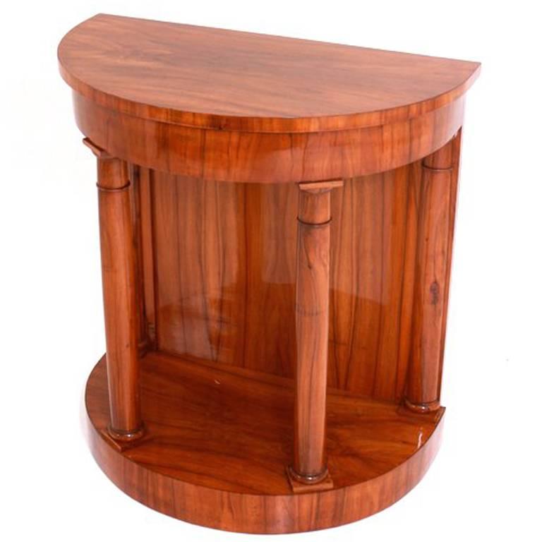 Biedermeier Demilune Console Table, Germany, circa 1820 at 1stDibs
