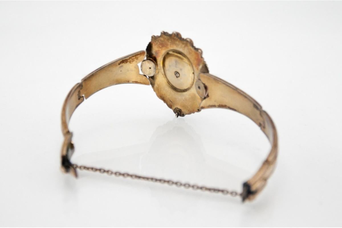 Biedermeier demi-parure: bracelet, brooch, earrings in original case, circa 1850 For Sale 5