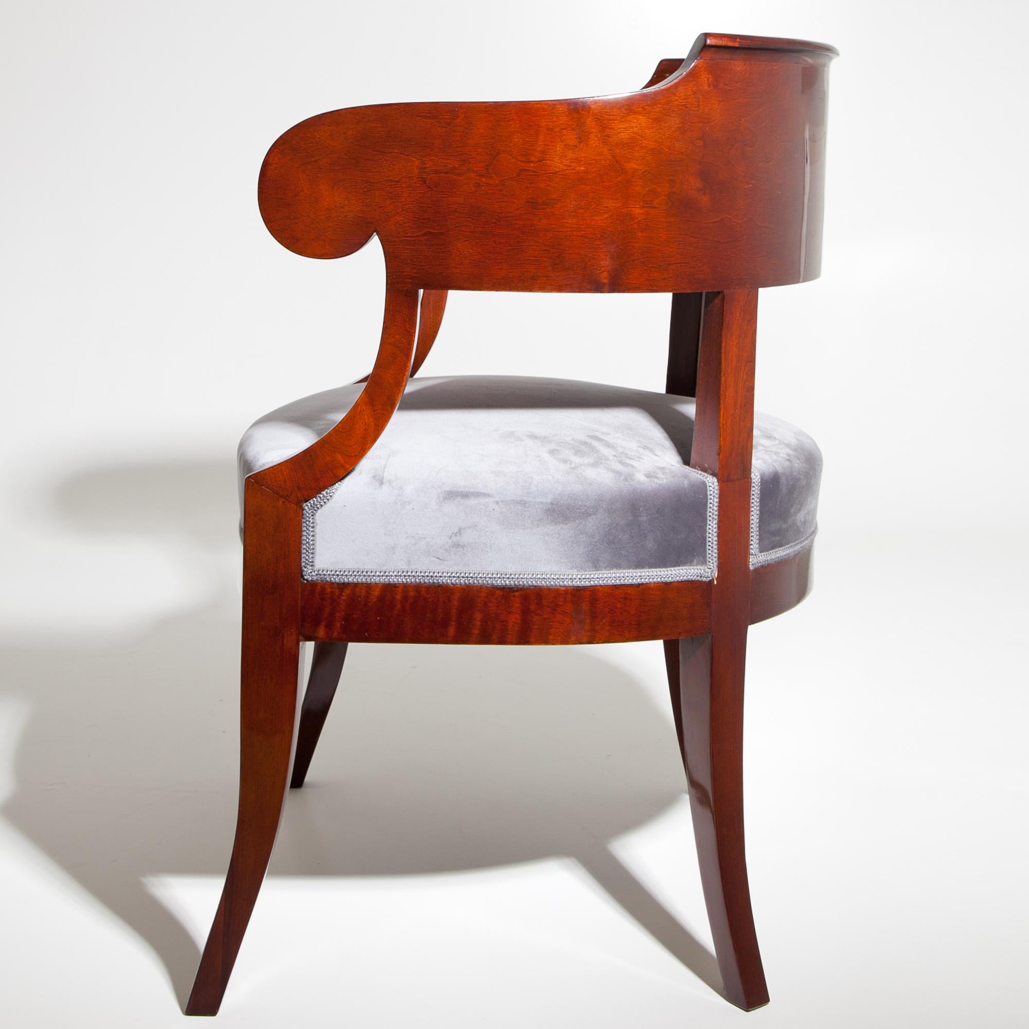 European Biedermeier Desk Chair, circa 1820