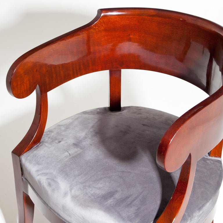 Biedermeier Desk Chair, circa 1820 In Good Condition In Greding, DE