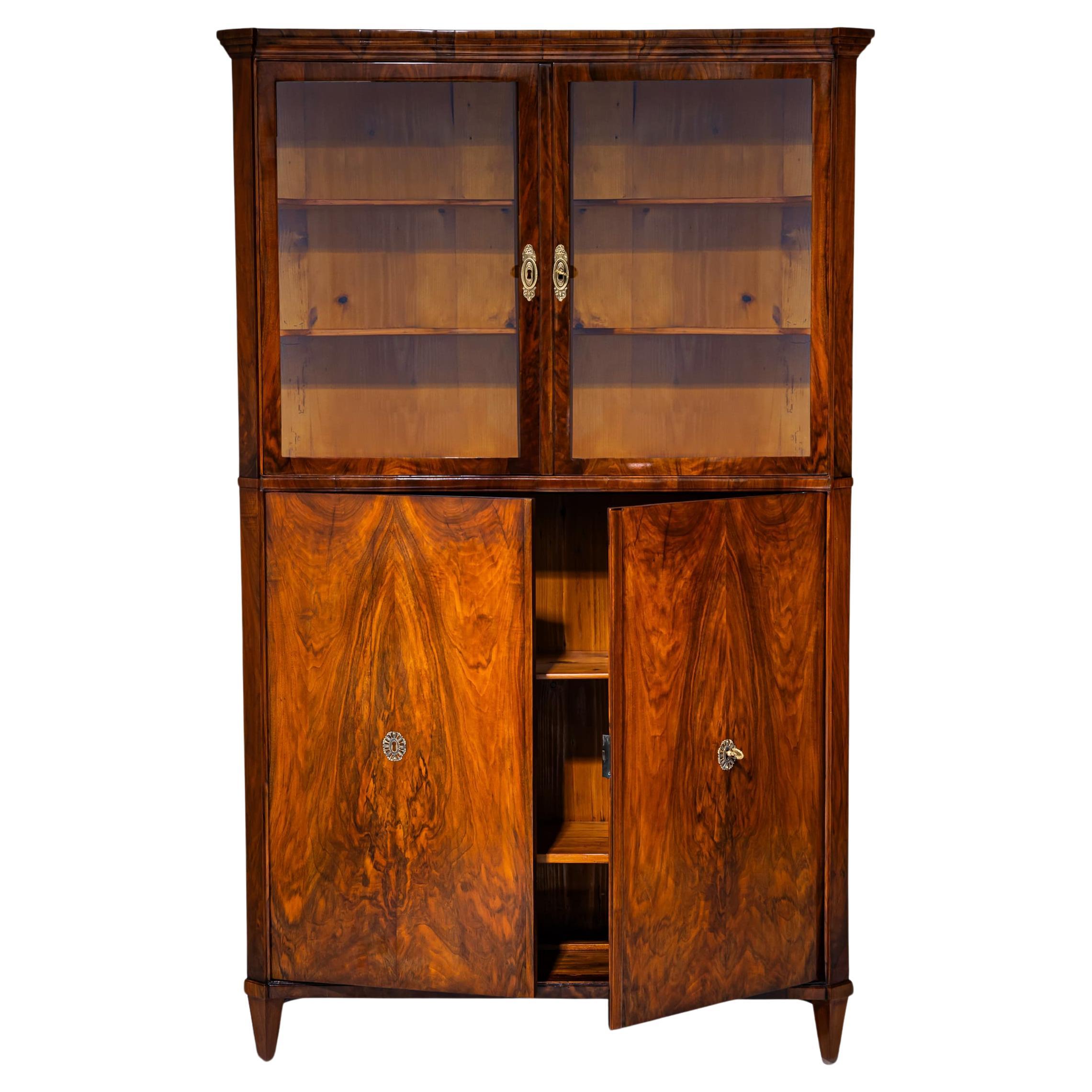Biedermeier Display Cabinet, Austria, circa 1830 For Sale
