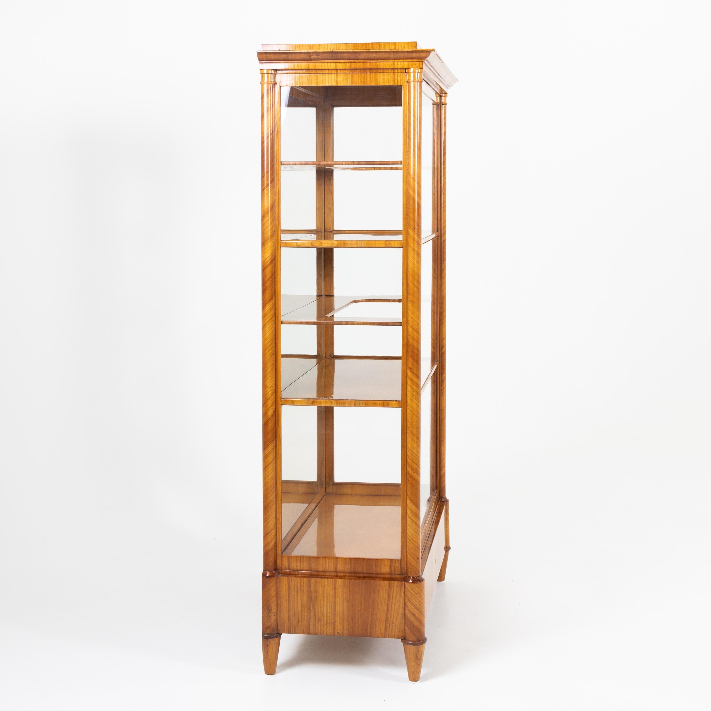 Mid-19th Century Biedermeier Display Case, Southern Germany, c. 1830 For Sale