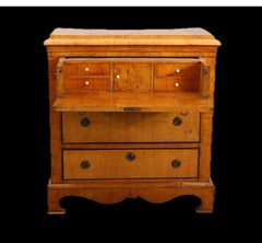 Biedermeier Drawers Writing Desk Secrétaire Cabinet Swedish Ormolu Detail