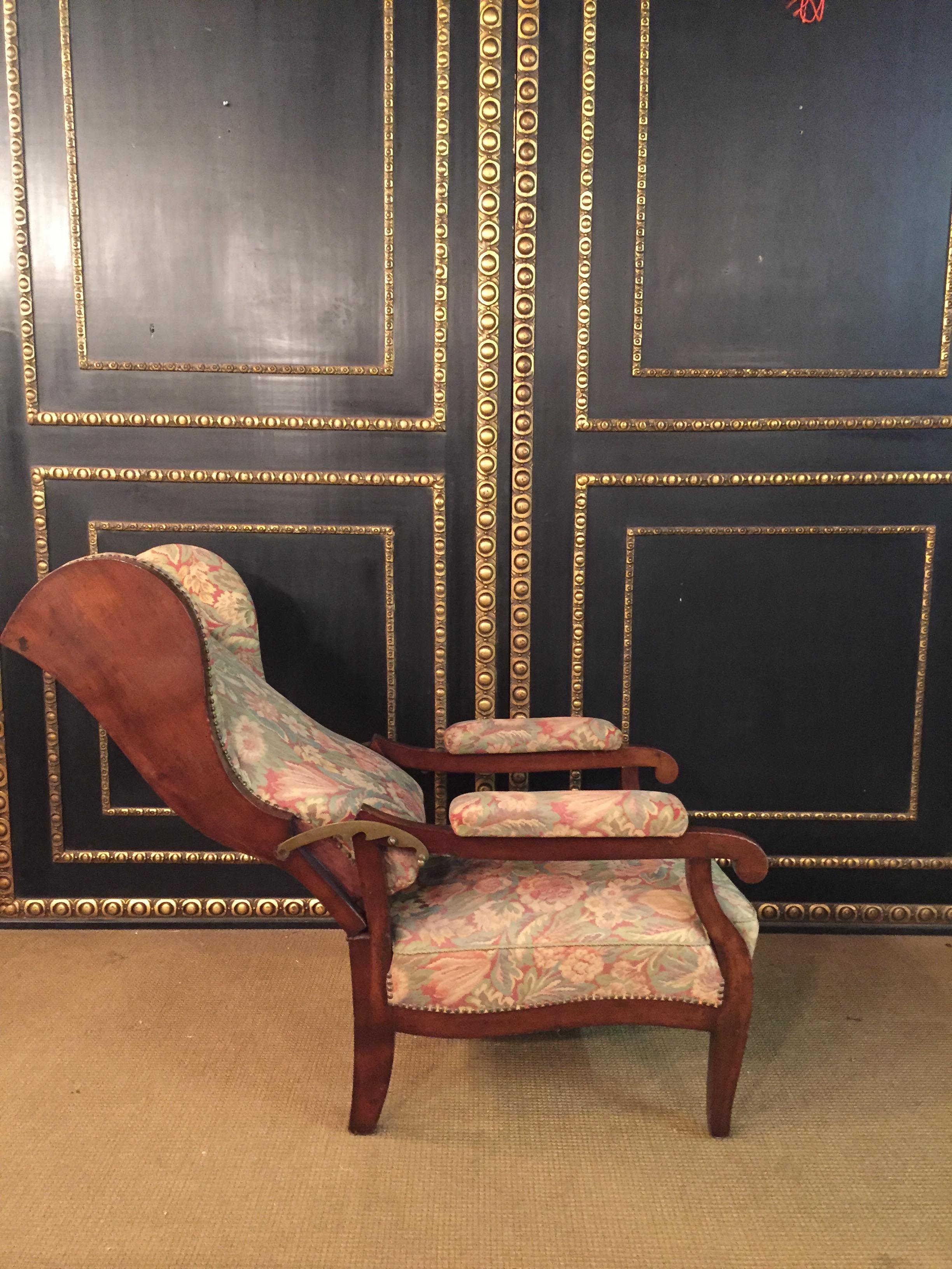 Fauteuil Biedermeier Ears à fauteuil inclinable de 182 4