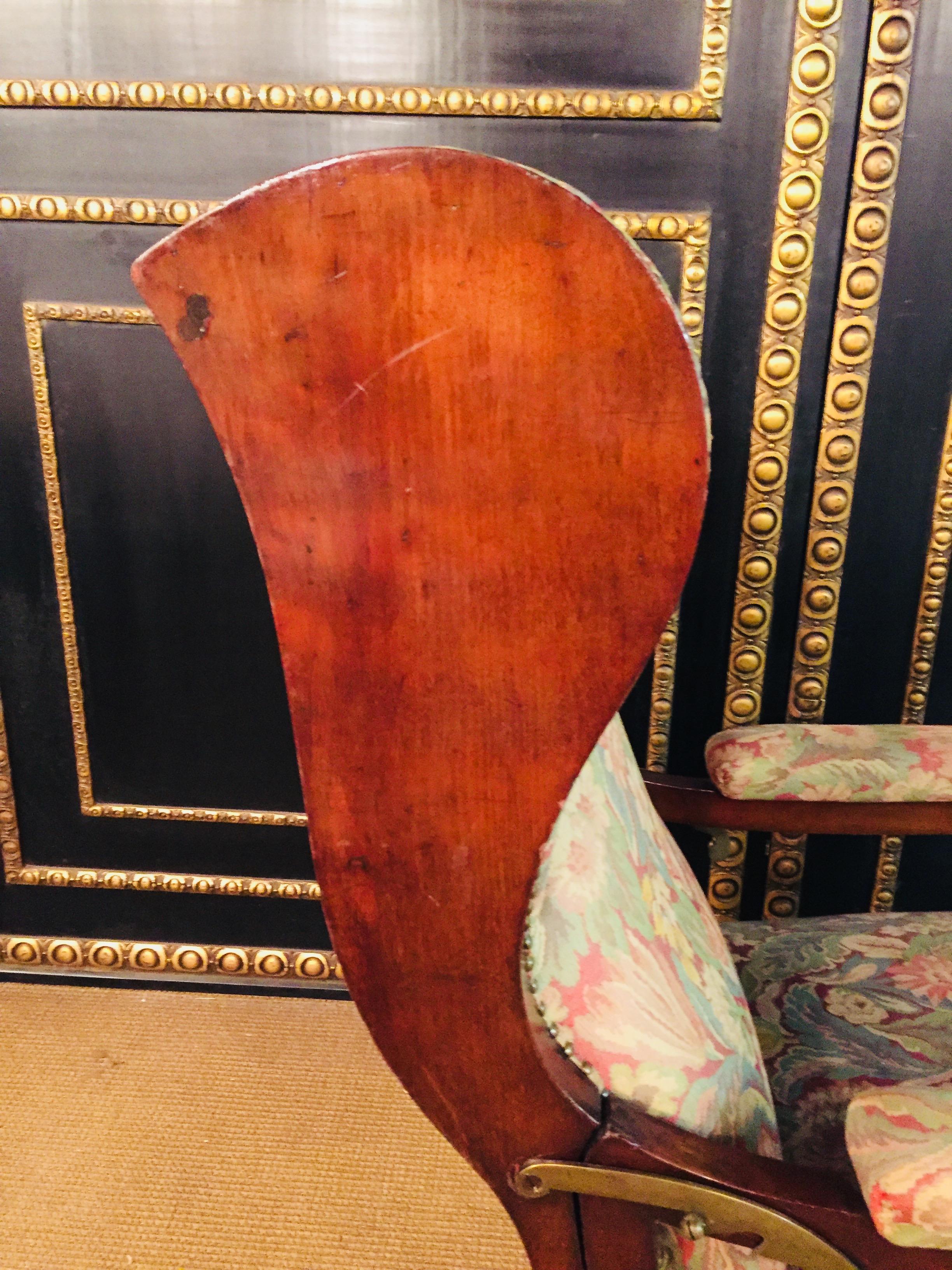 Fauteuil Biedermeier Ears à fauteuil inclinable de 182 10