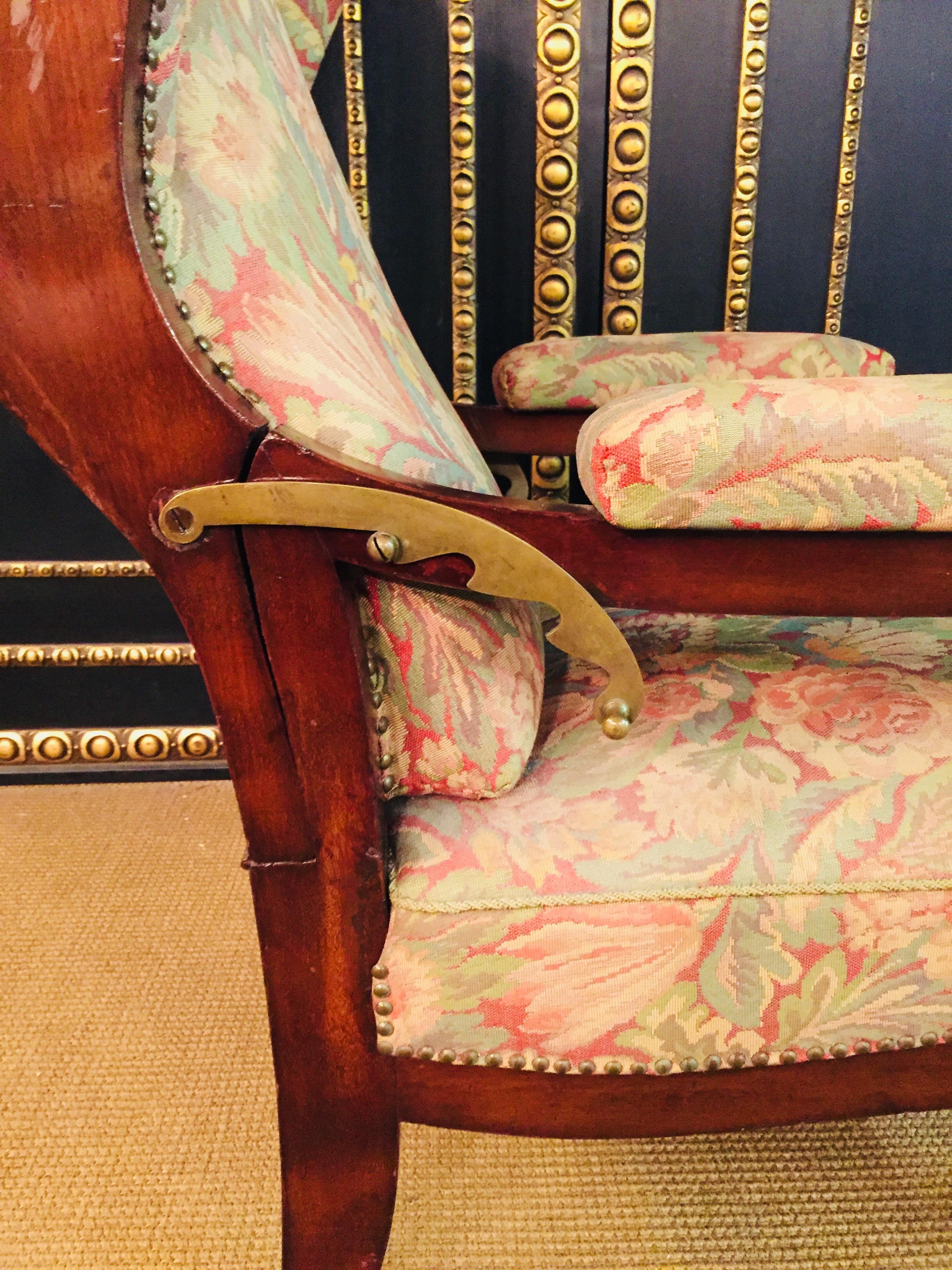 Fauteuil Biedermeier Ears à fauteuil inclinable de 182 11