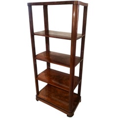 Biedermeier Etagere, Walnut Veneer, Vienna, Austria circa 1830