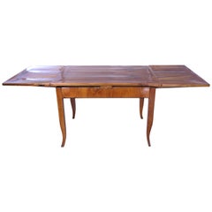 Antique Biedermeier Expandable Table, Ash, Austria, circa 1830