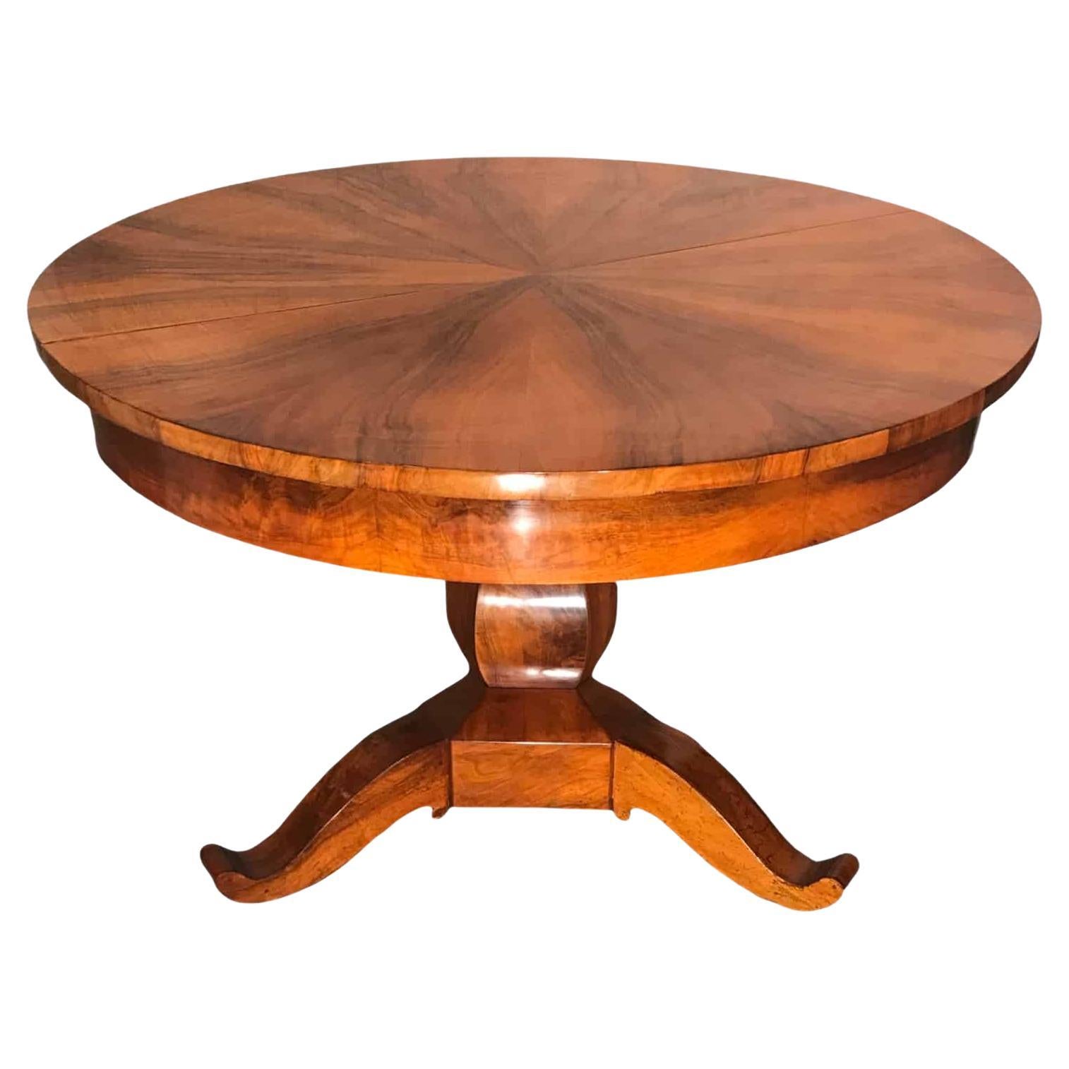 Biedermeier Extendable Table, South German 1820 For Sale